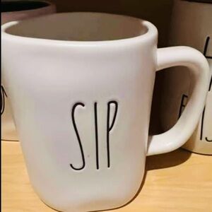 Rae Dunn White 'SIP' Mug